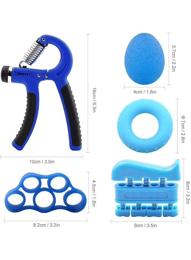 FESTNIGHT Hand Grip Strengthener Kit (6 Pieces) - Image 4