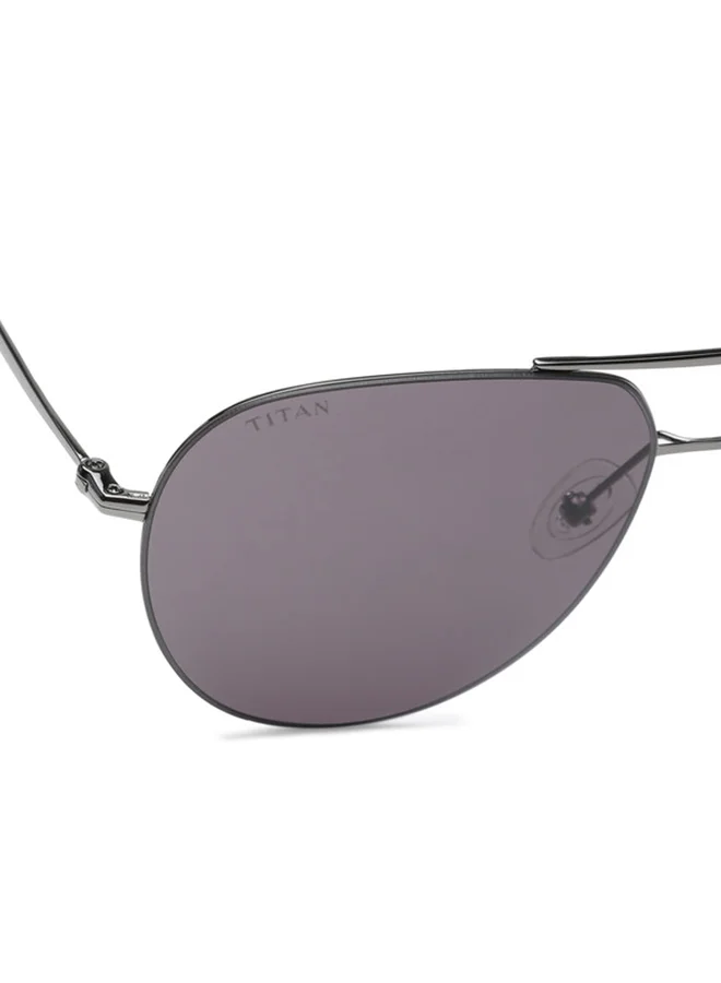 TITAN Grey Pilot Men Sunglasses
