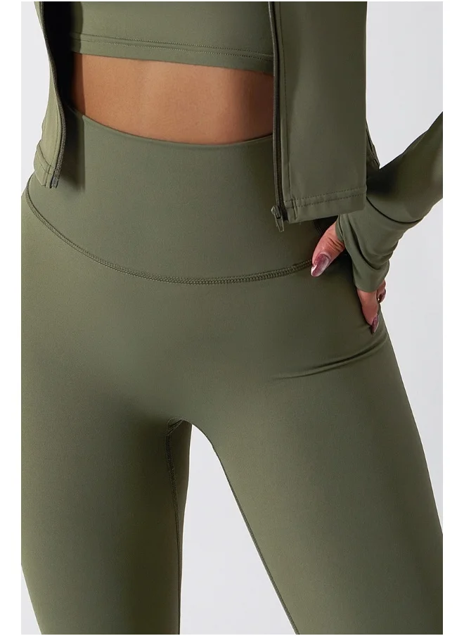 كون.يوغا KAWN YOGA Womens High Waist Contour Seamless Workout sport Leggings Yoga Pants Tummy Control Running Pants.