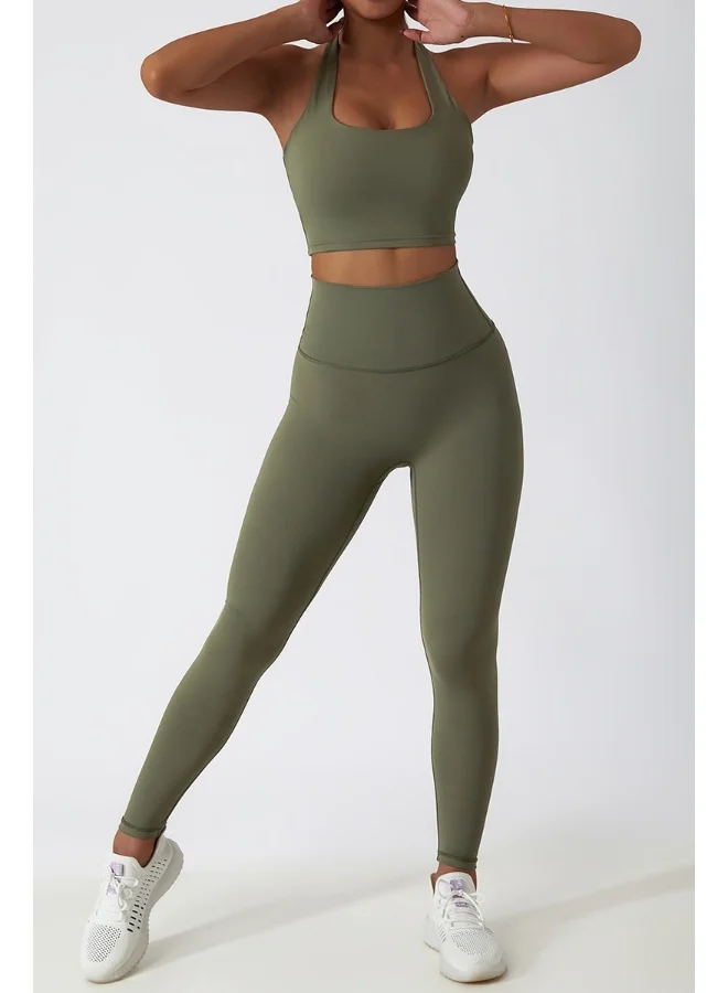KAWN.YOGA Womens High Waist Contour Workout sport Leggings Yoga Pants Tummy Control Running Pants.