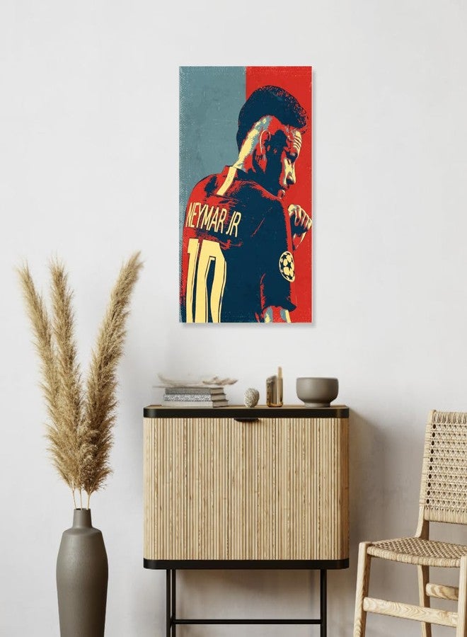 GRAY WALL Good Hope - Neymar Jr Poster | 12x18 Inch Unframed Wall Art | Pop Art Style Football Print | Iconic No. 10 PSG Jersey Design for Bedroom, Sports Room & Fan Wall Decor. (Multicolor 300gsm Paper Stickers Posters without frame frames framed) - Image 5