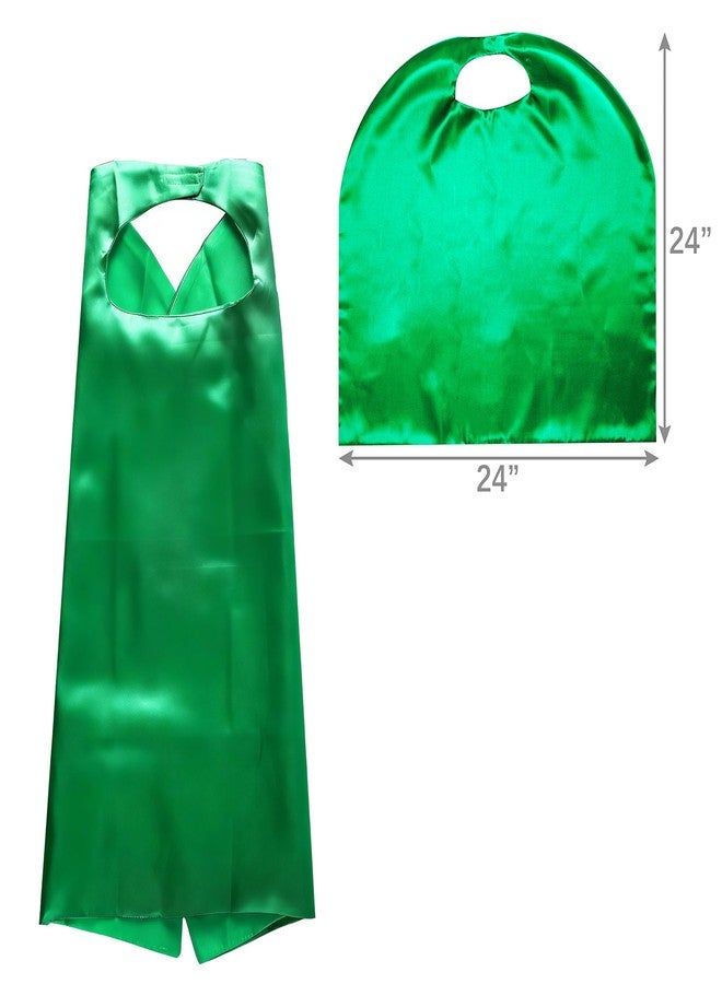Sepco Kids Superhero Ninja Costume and Weapons Set Super Hero Ninja Cape and Mask Accessories for Boy Cosplay Dress Up Parties Green - Image 5