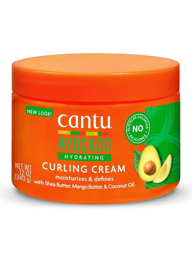 Cantu Avocado Hydrating Curling Cream 340grams - Image 1