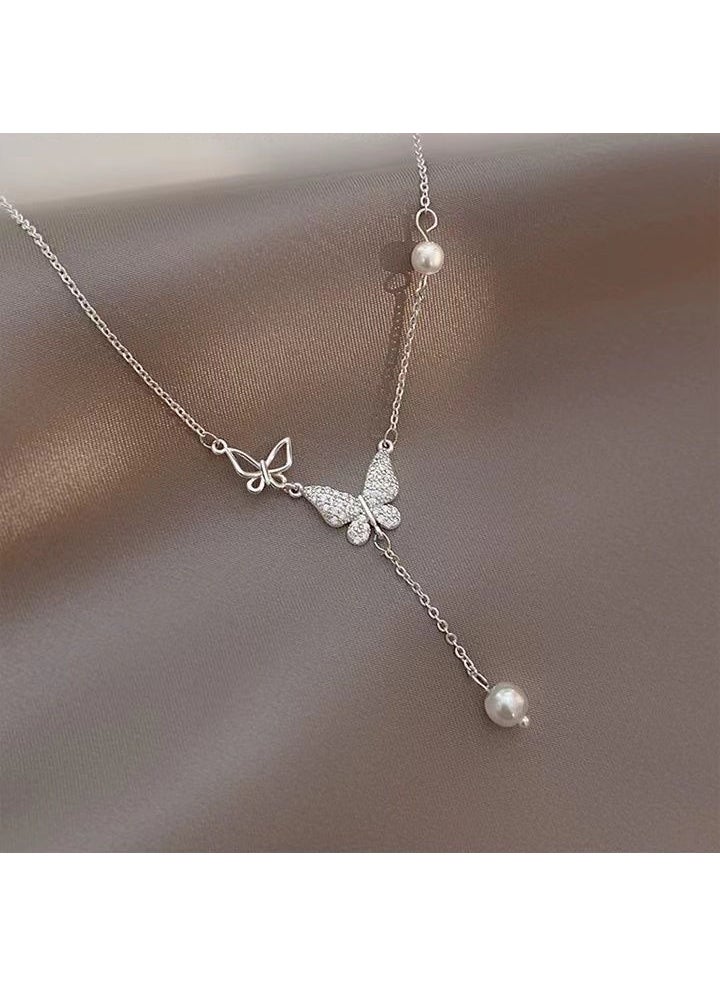 Generic - Chic Butterfly Knot Necklace for Women X54 bow necklace for women - Image 1