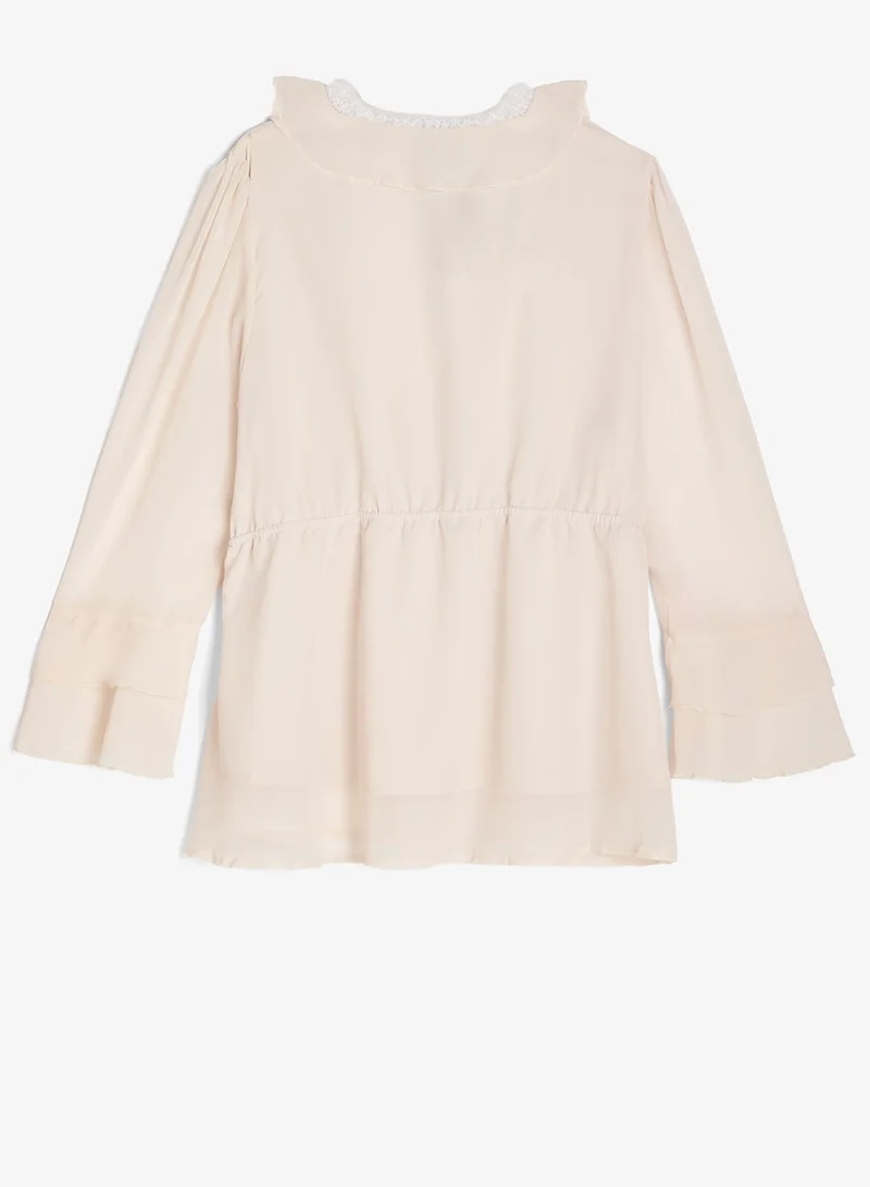 جينجر بلس بلوزة بيبلوم بكشكش