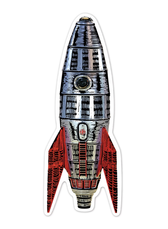 Avenir Scratch Stickers - Space Multicolor | Decorate and colour the 4 out-of-this-world space stickers with scratch art | For ages 3 years+. - Image 4