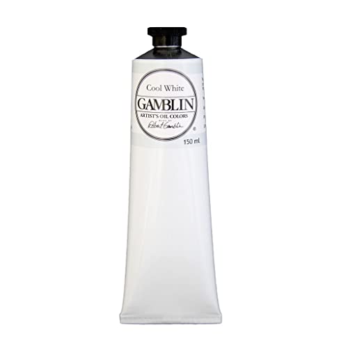 Gamblin Artist Oil, 150ml Tube, Cool White (2800) - Image 1