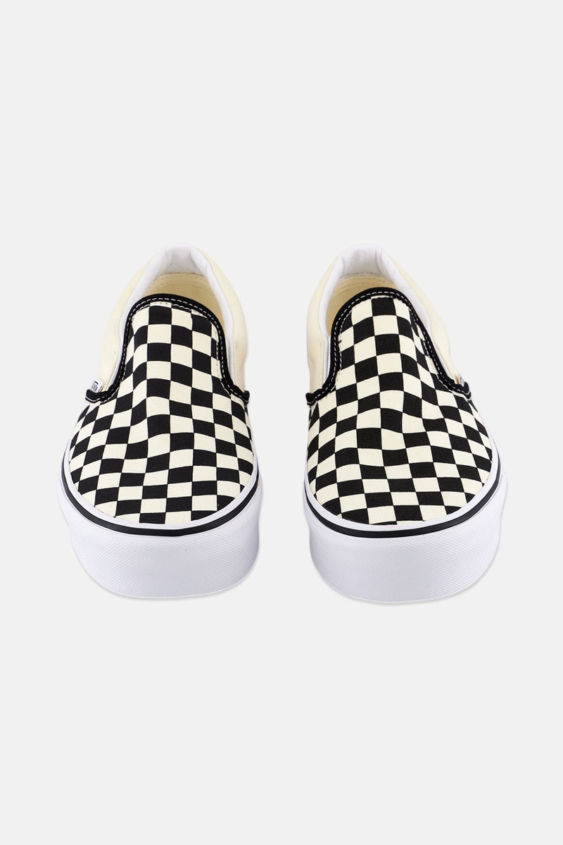 VANS أحذية نسائية كلاسيكية سهلة الارتداء، سوداء - Image 3