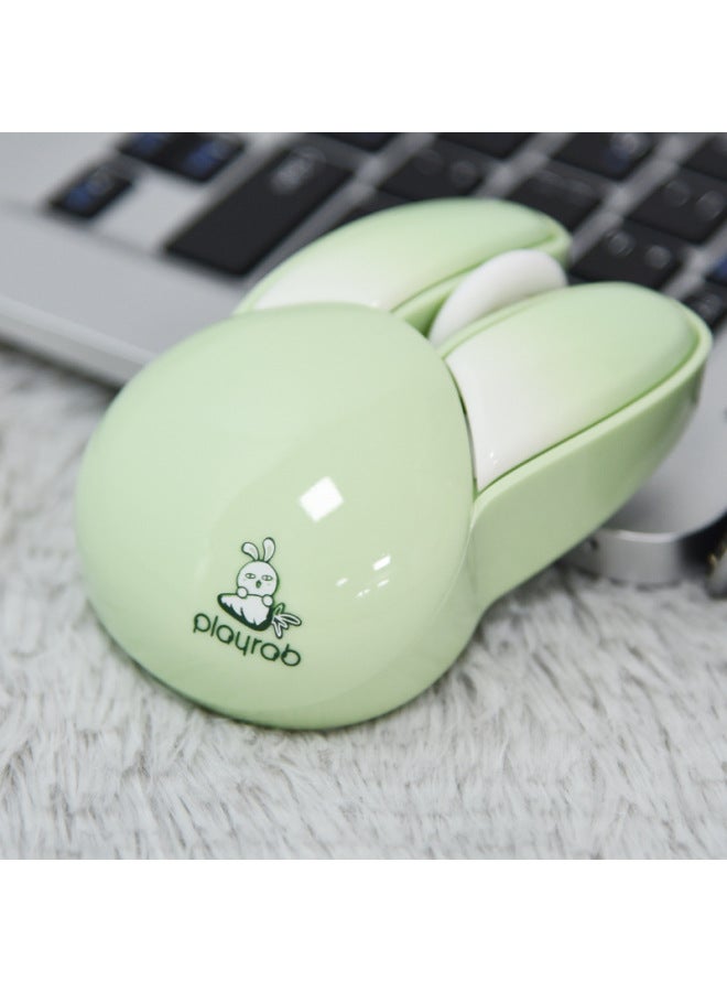 Mofii M6 Wireless Mouse Cute Rabbit Design For Office Notebook Computer Use Digital Optical Mouse Suitable For Women-Color:1000 Pieces In Color Box Packaging Pink Deposit - Image 3