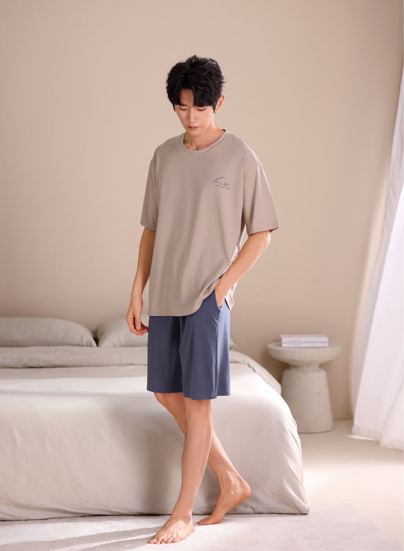 Men's Pajamas | Lightweight Breathable Pajamas | Indoor Casual Cool Comfort Loungewear - Image 1