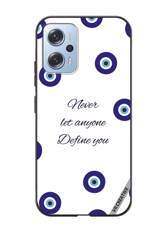 VR CREATIVE Protective Case Cover For Xiaomi Poco X4 GT Never Let Anyone Define You Design Multicolour - Image 1