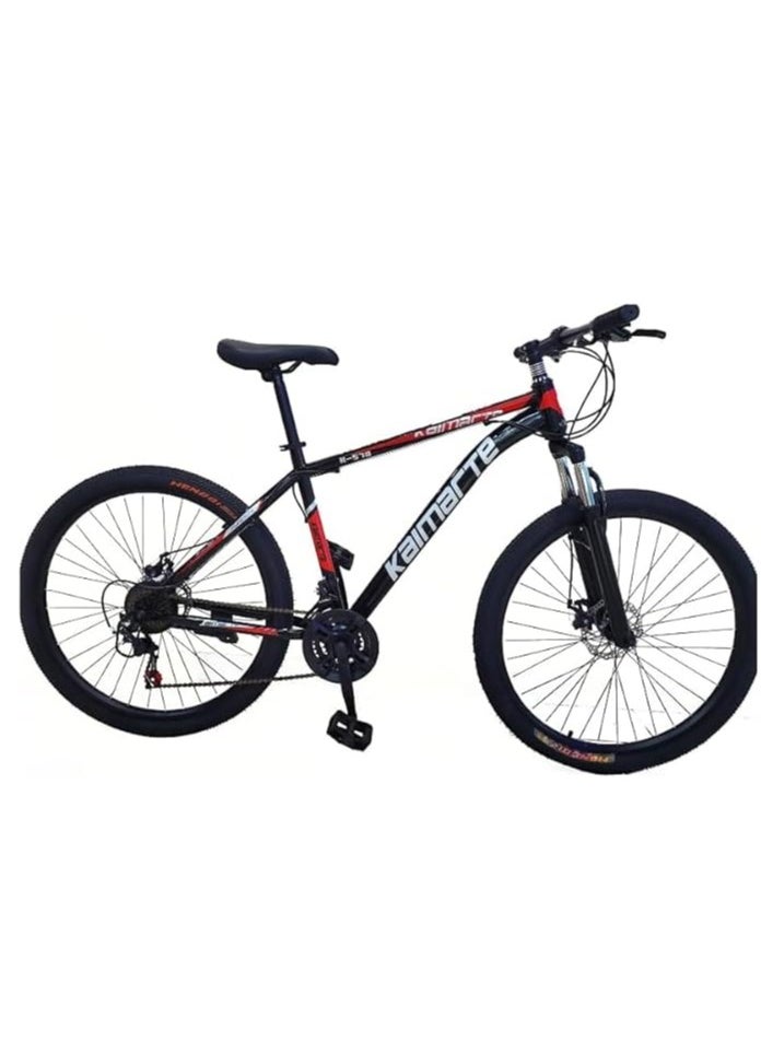 Shard Generic Mountain Bike, 29 Inch, Frame Carbon Steel, Dual Disc Brake, 21 Speed, Kamarati, Red Black  - Image 3