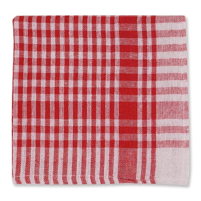 Cotton Kitchen Napkins Plaid Pattern Pack of 6 Multicolour Roti Chapati Cover - Image 5