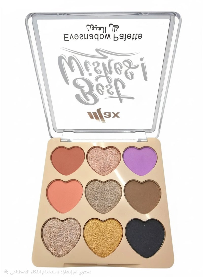 max elegance - 9 Color Eyeshadow Palette - Image 1