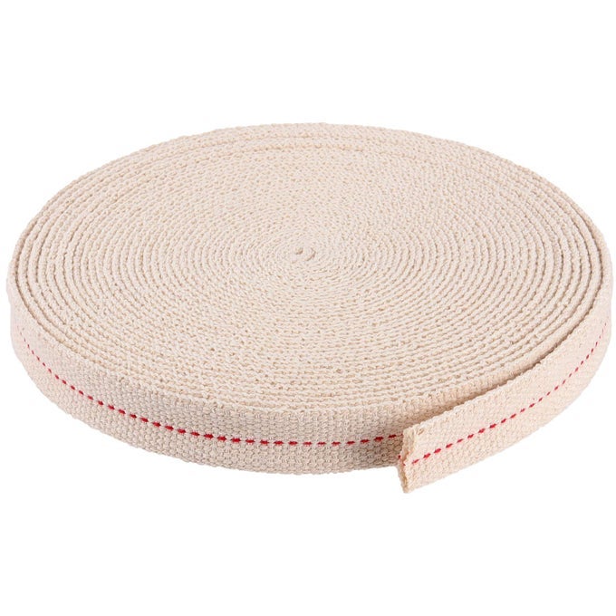 1 INCH 33 FEET FLAT COTTON WICK 2 ROLLS REPLACEMENT OIL LANTERNS WICKS FOR OIL KEROSENE LIGHTINGS AND BURNERS