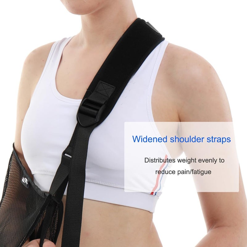 TODDOBRA Mesh Arm Shoulder Sling - Medical Immobilizer for Shower Adjustable Torn Rotator Cuff Injury Right Left Men Women Elbow, Wrist (updated version 2) - Image 4