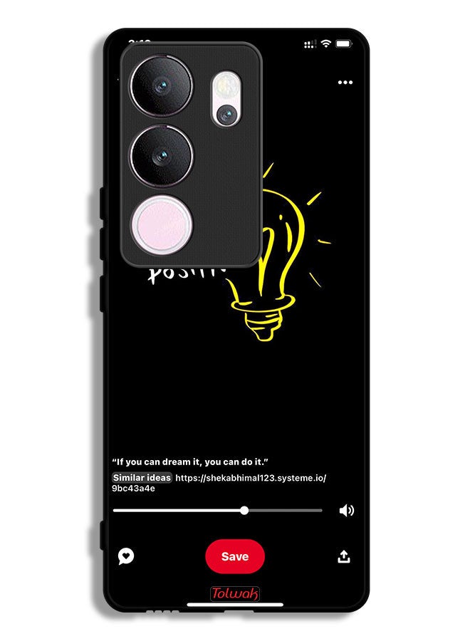 Tolwak vivo V29 Pro Protective Case Cover Think Positive - Image 1
