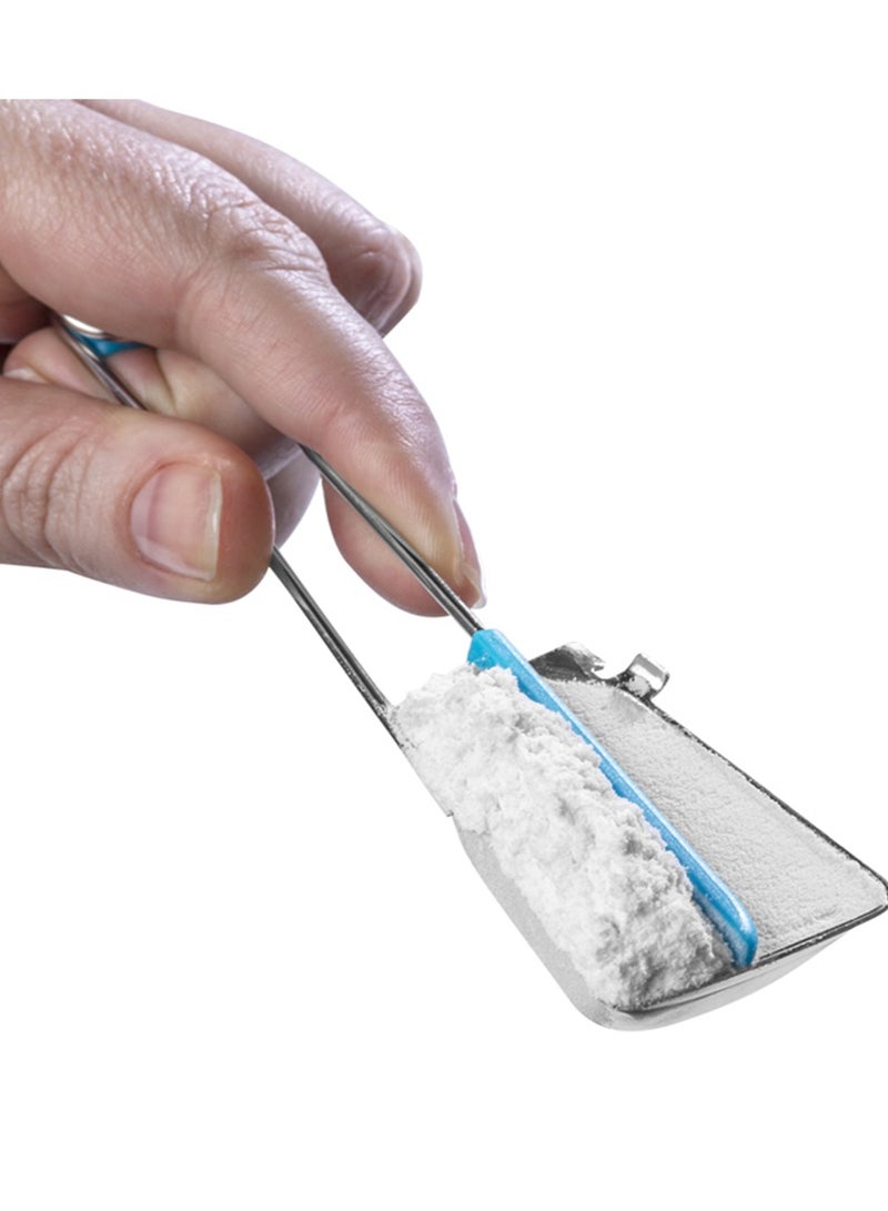 Dreamfarm Levoons Self-Levelling Measuring Spoon Set, Measures 1/4 Teaspoon to 1 Tablespoon, Pack of 4, Accurate, Easy to Use, Perfect for Cooking and Baking, Purple - Image 2