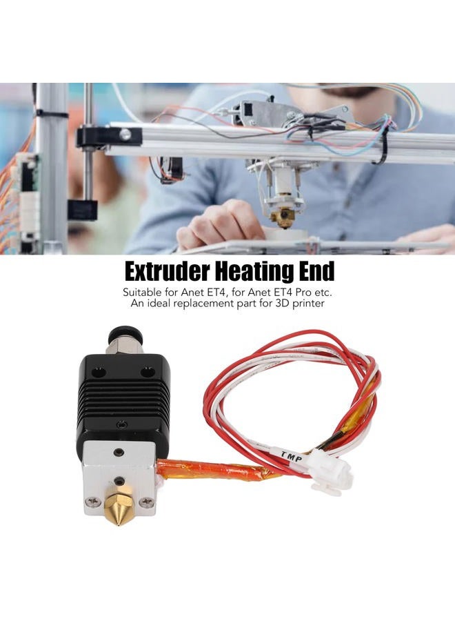 Hyuduo 3D Printer Accessories Extruder Hotend ET4 Extrusion Head Kit DC 24V 40W Heating Pipe - Image 5