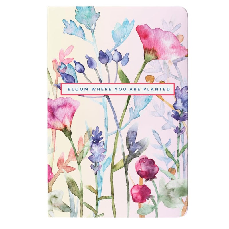 LAURET BLANC 12 Months Floral Undated Planner, 12 Monthly Spreads, 52 Weekly Spreads, Habit Tracker, Utility Pages, Paperback (Bloom Where You Are Planted.) - Image 1