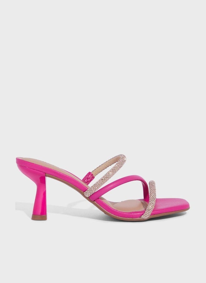 Beira Rio Block Heel Sandals for Women – Stylish Ladies Heels Sandals for Everyday Wear - Image 1