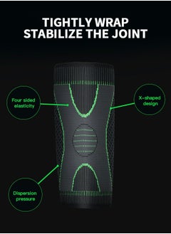 GROIC Elbow Support, Compression Support Sleeves, Compression Sports Elbow Pads, Fitness Cycling Sports Elbow Pads, Joint Pain Relief Elbow Compression Sleeves  - Image 2