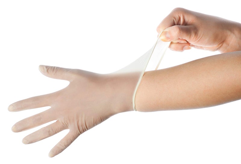 CARE PLUS Vinyl Gloves Clear Medium Size 200 Count | Heavy Duty, Non-Sterile, Powder-Free, Latex-Free Rubber | Food Prep, Kitchen & Cleaning Gloves, Ideal for Professional Use - Image 4