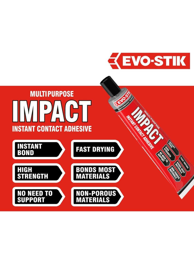 EVO-STIK Multipurpose Impact Adhesive Instant Contact Adhesive 65G - Image 5