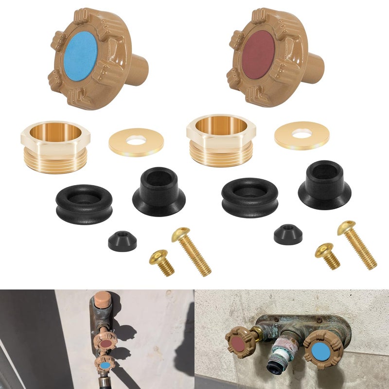 Bedalio RK22MH Outside Faucet Repair Kit Metal Handle Compatible with Woodford Model 22 V22 - Image 2