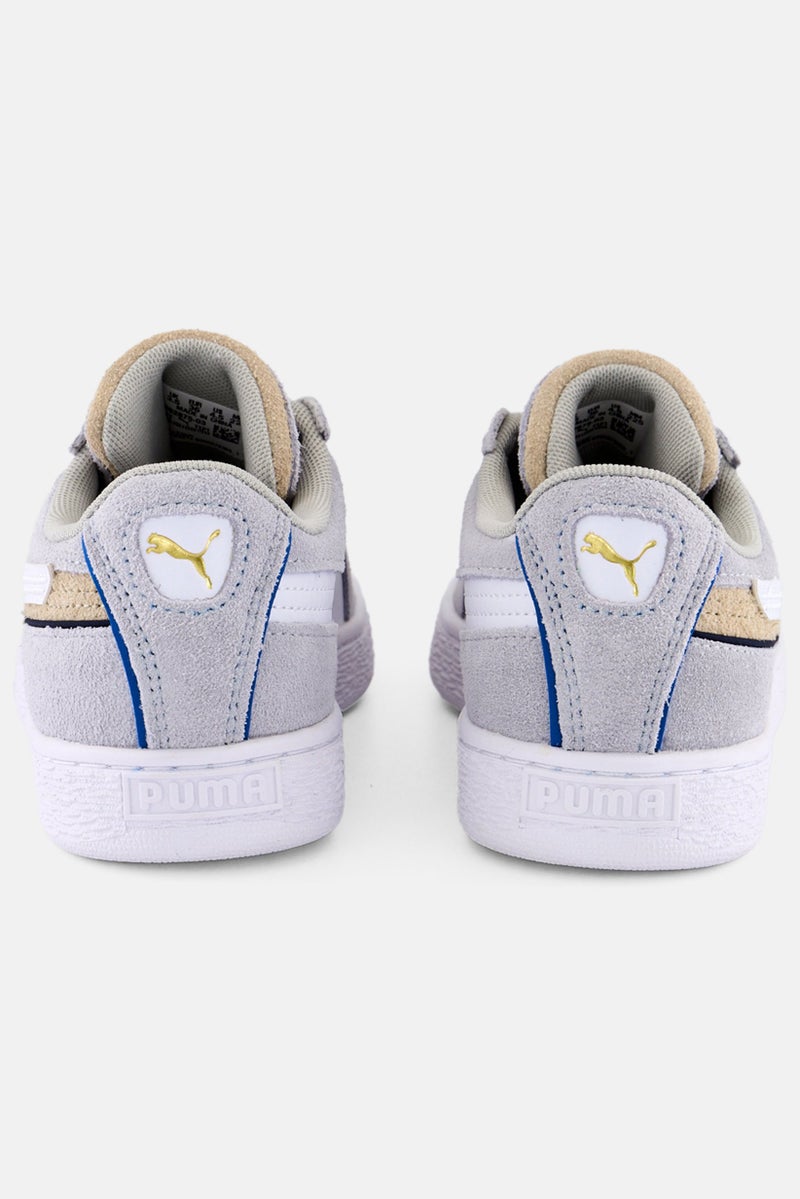 PUMA Kids Boy Lace Up Outdoor Shoes, Grey - Image 2