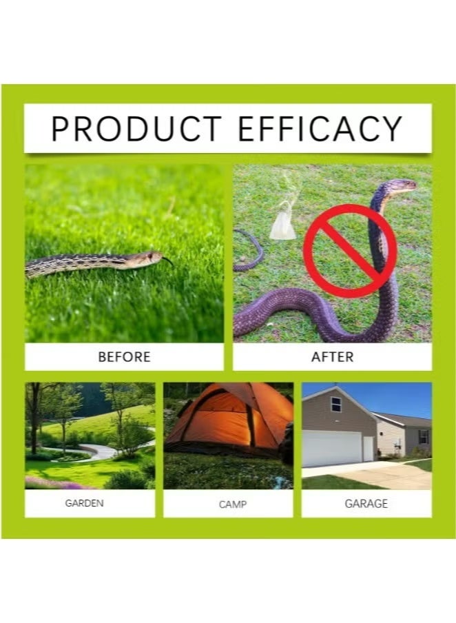 MOONSPRY Convenient outdoor snake repellent scent to repel snakes and prevent snake intrusion. 10 Snake Repellents + 3 Mesh Bags - Image 2