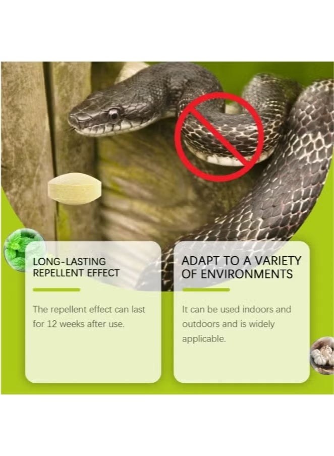 MOONSPRY Convenient outdoor snake repellent scent to repel snakes and prevent snake intrusion. 10 Snake Repellents + 3 Mesh Bags - Image 5