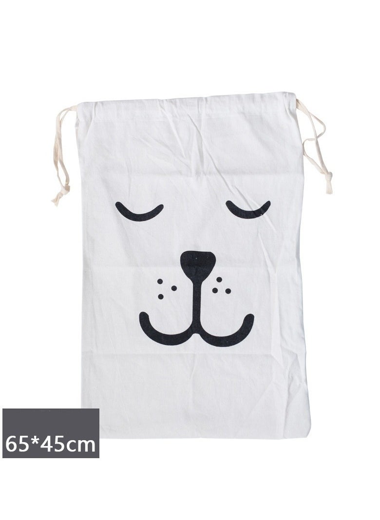 Generic Fabric Drawstring Bag, Moving Bag, Luggage Bag, Clothes, Toys, Cotton and Linen Storage and Organizing Bag, Dust-proof Storage Bag  - Image 5