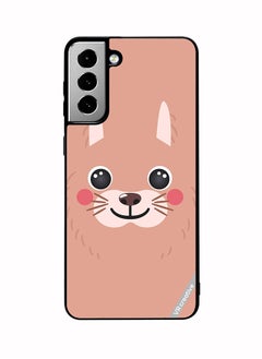 VR CREATIVE Protective Case Cover For Samsung Galaxy S21 FE 5G Lama Cartoon Face Design Multicolour  - Image 1