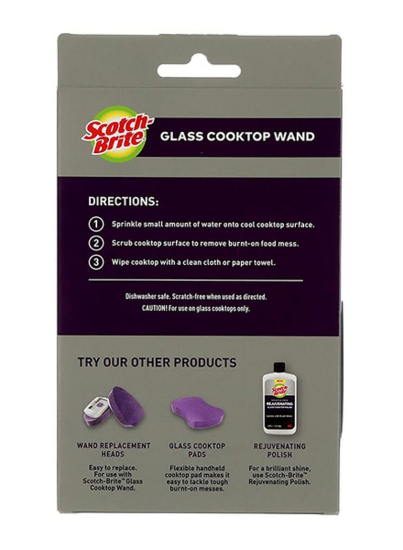 Scotch Brite Glass Cooktop Wand Replacement Heads Purple - Image 2