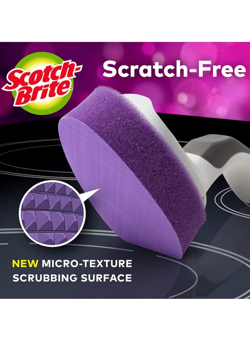 Scotch Brite Glass Cooktop Wand Replacement Heads Purple - Image 4