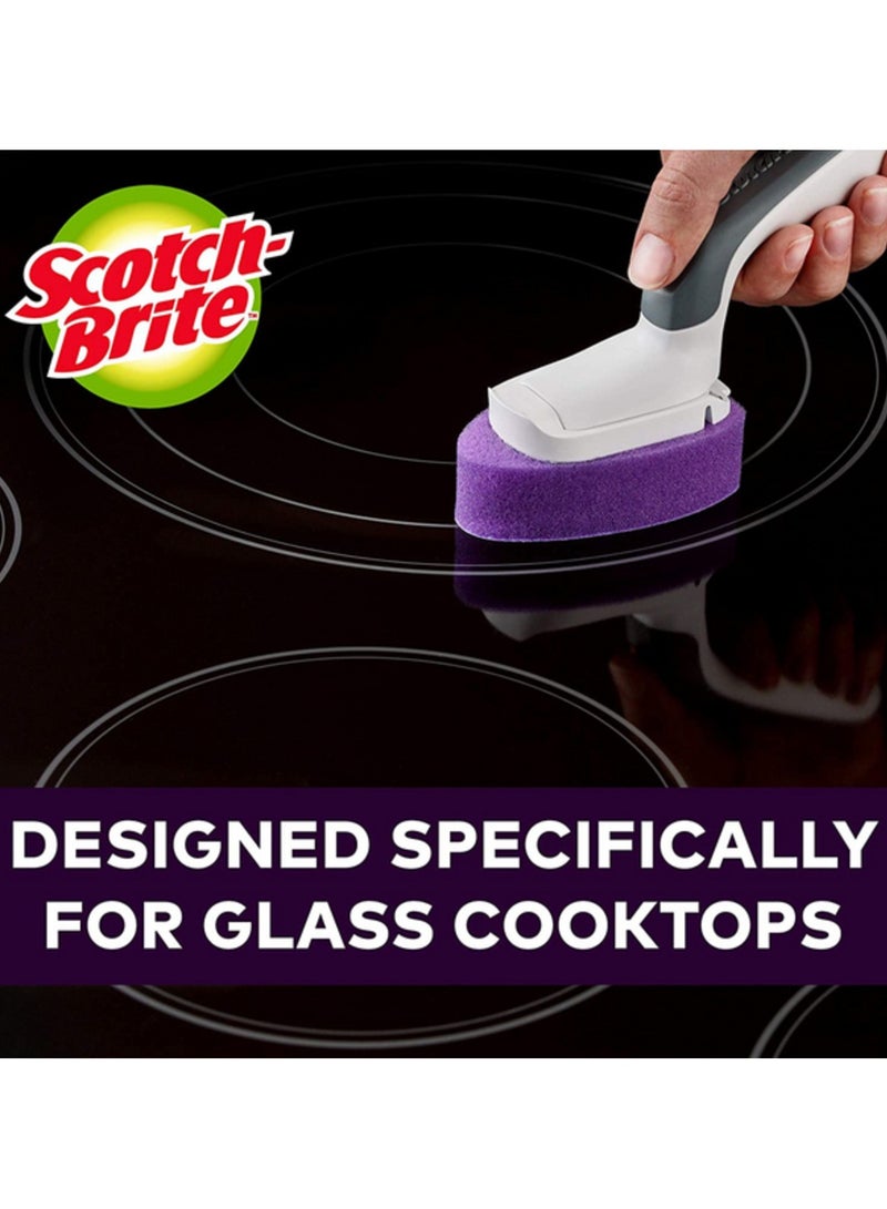 Scotch Brite Glass Cooktop Wand Replacement Heads Purple - Image 5