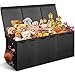 Rocamdo Extra Large Toy Box with Lids Sturdy Collapsible Kids Storage Organizer Big Bin Chest Basket with Dividers for Boys Girls Bedroom Nursery Living Room Playroom Organization 38x16x14 Black - Image 3