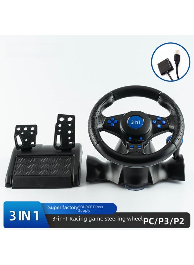 General Racing Game Steering Wheel Handle For Switch/xbox/ps4/ps2/ps3/pc Digital Computer Game Controller-Product Color:7-in-one Game Steering Wheel  - Image 2