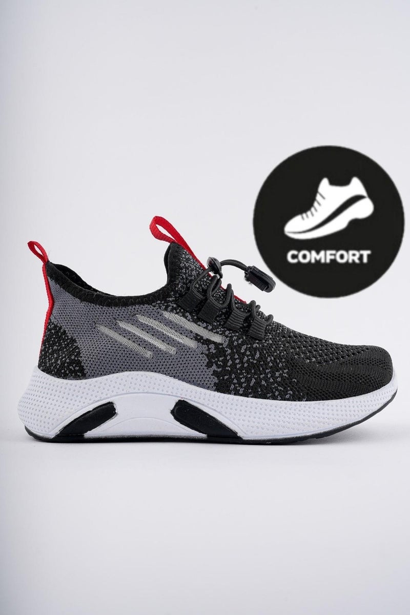 muggo Jetson Daily Unisex Children's Guaranteed Lace-up Comfortable Sneaker Sports Shoes  - Image 1