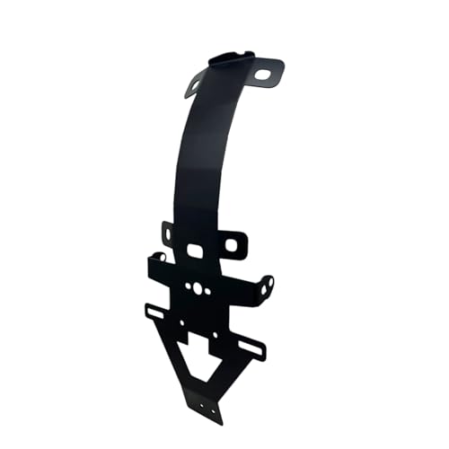 MILACHIN Motorcycle License Plate Holder, Tail Tidy Fender Eliminator Big Size for Meteor 350, Black. - Image 4