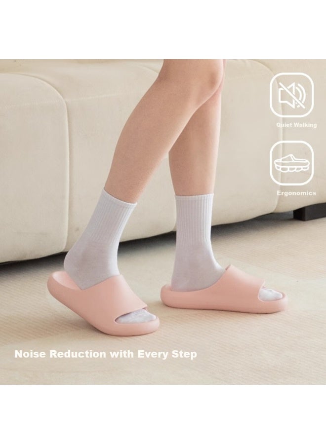 Park Xi Poxi New Uni All-season Home Slippers, Non-slip, Squishy Feel, Eva Odor-resistant Sandals, Ink Black, Size 42-43 - Image 3