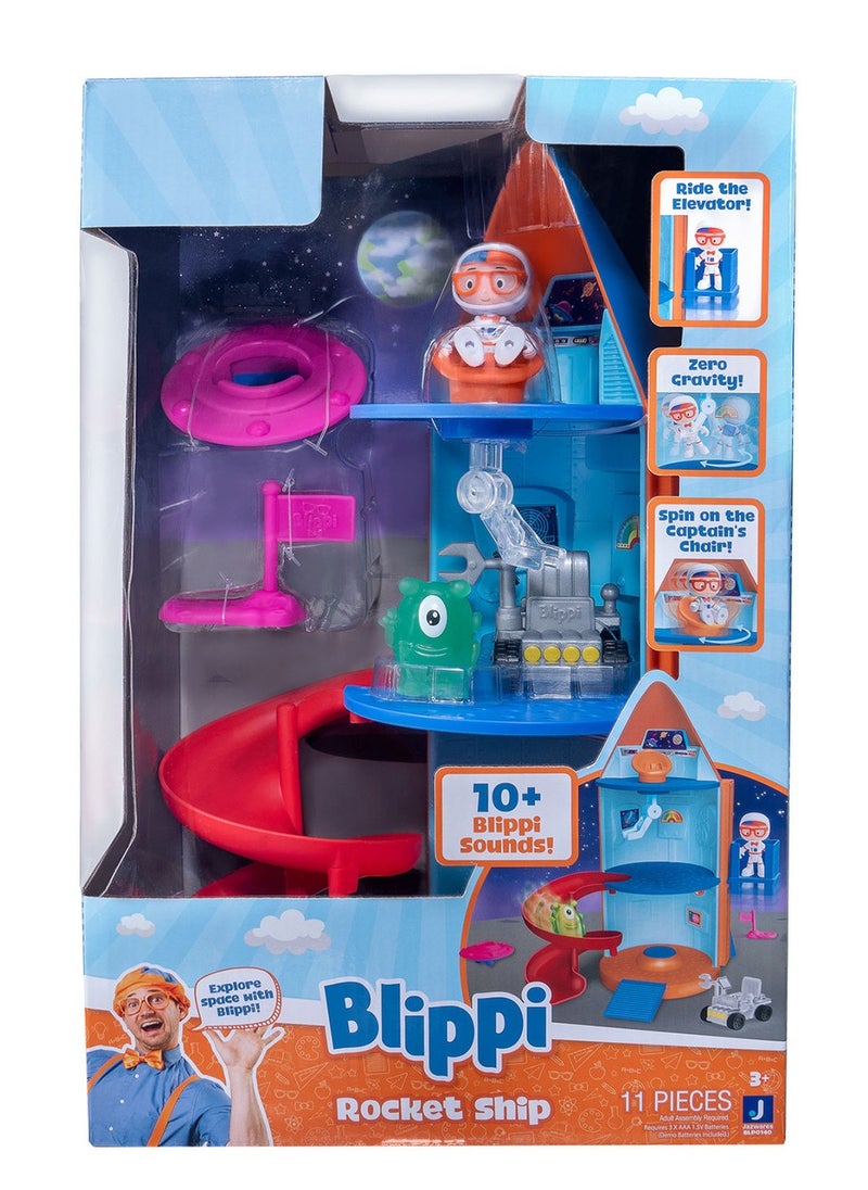 Blippi Blippi Rocket Ship Playset  | Interactive Playset | Pretend Play | Fun and Educational Toy | Perfect Gift for Kids and Toddlers  - Image 3