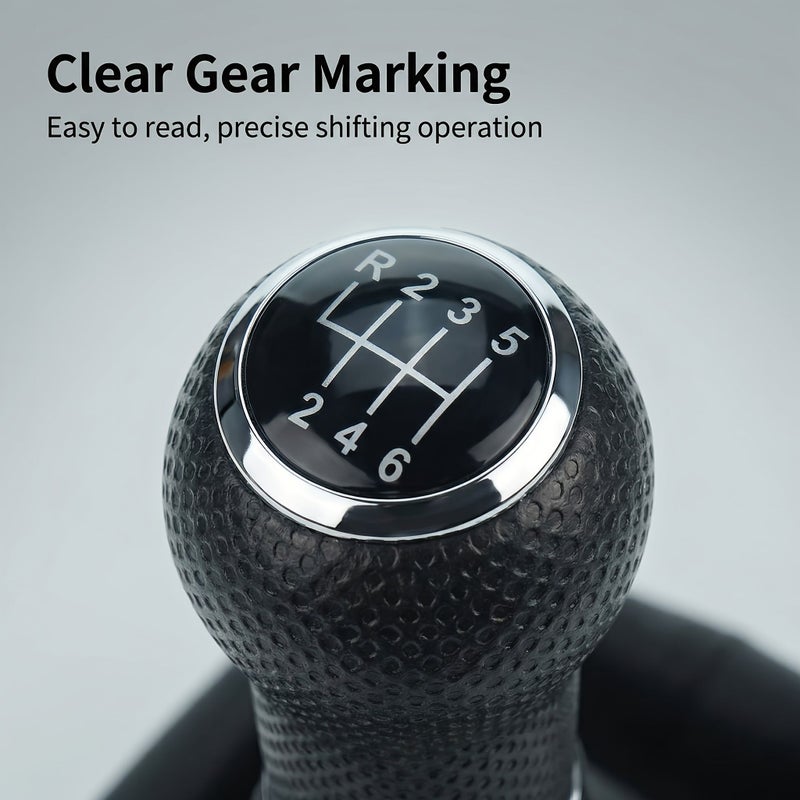 Black Switch Gear Shifter Bag 23mm for VW Golf 4 Bora 5 Speed - Image 4