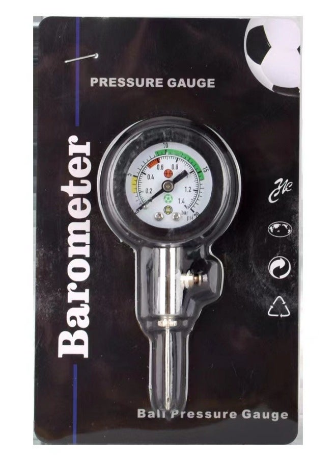 Generic Air Pressure Gauge for Balls，Basketball/Football/Volleyball,0-20psi，Metallic Color  - Image 2