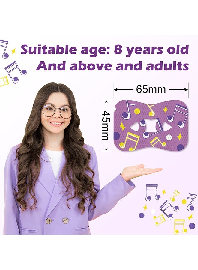 إليمي 30 قطعة تصحيح التنفس الفم التصحيح - مكافحة الشخير ملصق أقمشة غير منسوجة ملصق مضاد للشخير ملصق تصحيح الفم للأطفال نوم ليلة للبالغين - المرحلة 2 - Image 2