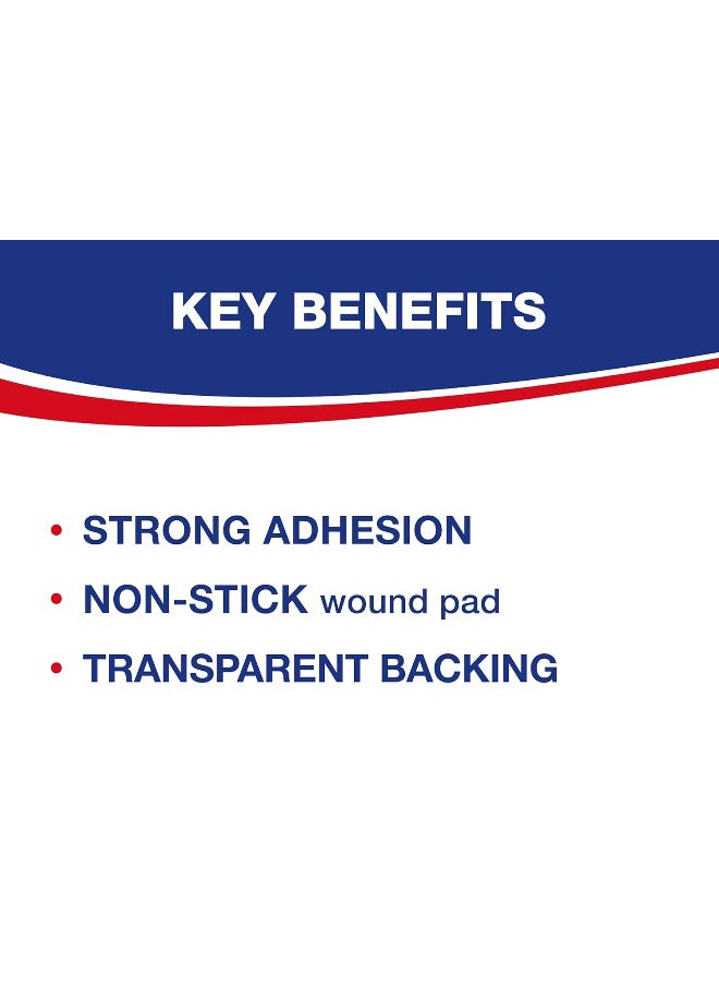 Transparent Plasters Breathable And Nonstick Wound Pad Almost Invisible On Skin With Strong Adhesion Suitable For Face And Visible Part Of The Body 20 Strips