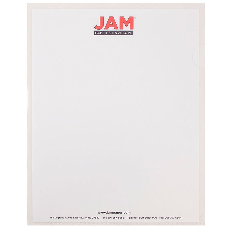 JAM PAPER Plastic Sleeves - Letter Sized - 9 x 11 1/2 - Clear Project Pockets - 12 Page Protectors/Pack - Image 2