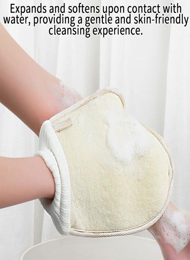 AMTEADM Natural Loofah Exfoliating Body Scrubber Loofah Bath Sponge, Luffa for Women and Men, 100% Biodegradable Compostable, Dye Free, Zero Waste Eco Friendly Sustainable (3 Pack) (L) - Image 3