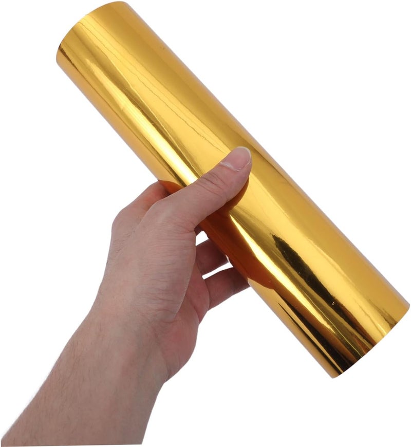 Permanent Adhesive Vinyl Rolls Self-Adhesive Vinyl Film for Crafts DIY Transfer Film 3 Colors Gold Silver Rose Gold 30cm X 25cm for Scrapbooking and Decorating - Image 4